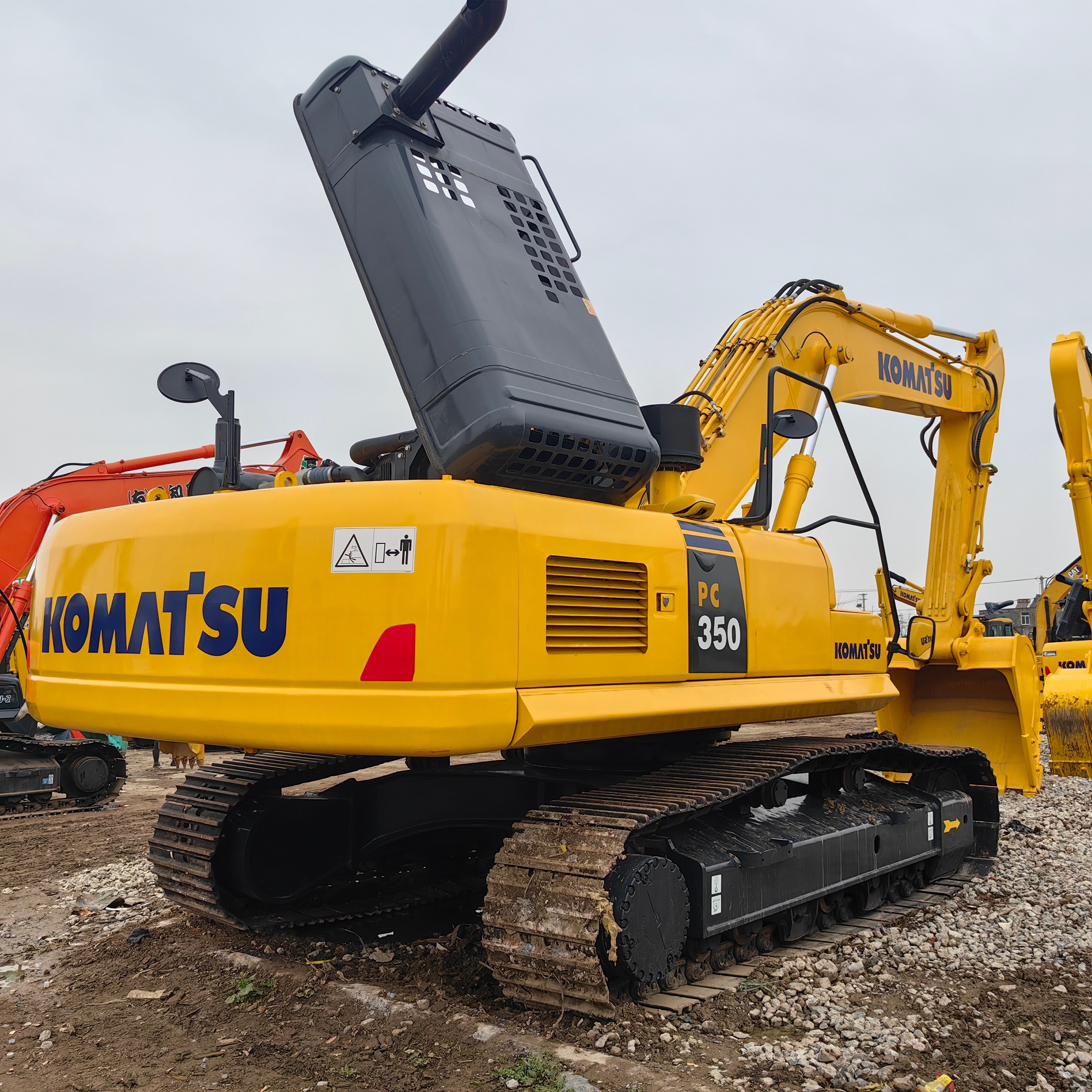 Used Komatsu Excavator PC350 Komatsu Crawler Digger 35 Ton For Work Site
