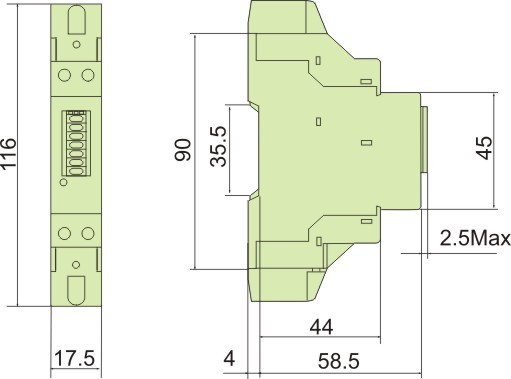 Factory Quality 1p Single Phase Din Rail Electric Power Smart Analog Digital Energy Meter/Kwh Energy Meter/Kilo Watt Hour Meter