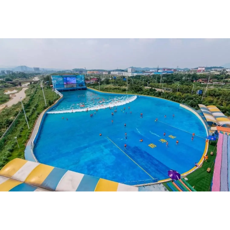 Central Control Vacuum Tsunami Wave Pool For Aqua Resort