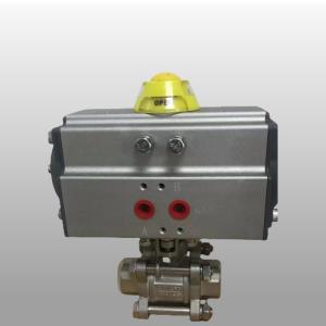 Quality Hard Anodizing Pneumatic Ball Valve Stainless Steel 2 Way Pneumatic Valve for sale
