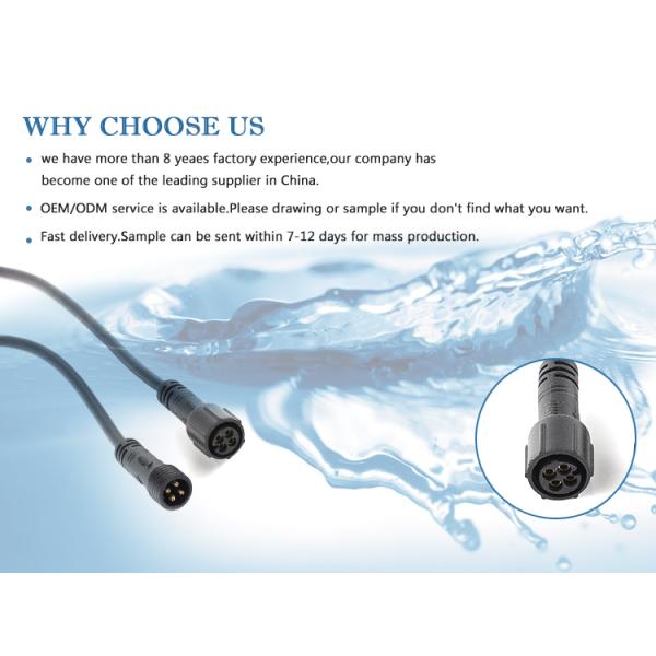 Bett M10 Circular Connector IP68 Waterproof 2 3 4 5 6pin Connector for Led