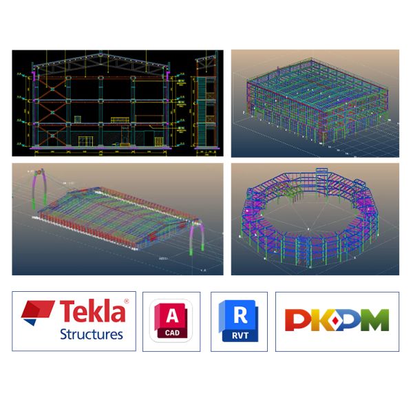 Multi-story Pre-engineered Steel Structure Factory Integrate Workshop Warehouse and Office in One Building