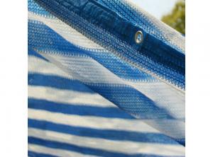 Quality Blue & White Stripe Shade Sails  Outdoor Shading Net is a UV stabilized High-density polyethylene (HDPE) for sale