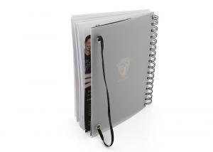 Quality A5 Plastic Matte Soft Cover Notebook Journal / Diary With Spiral Binding for sale