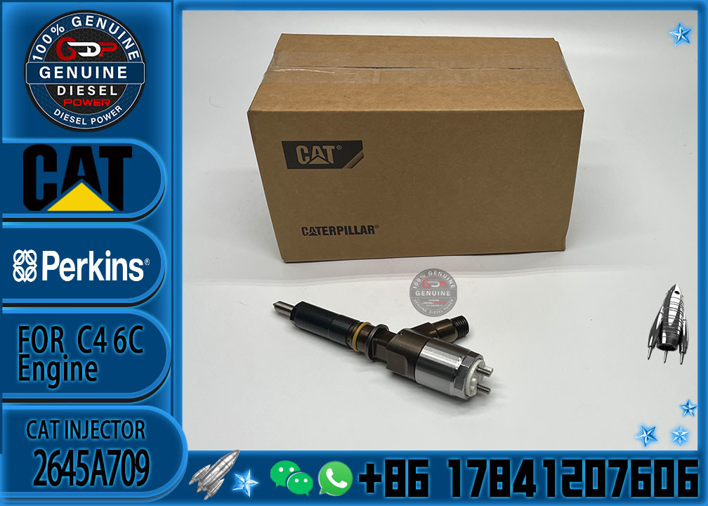 Factory Direct Deal Diesel engine fuel injector 282-0490 2645A709 for 321D excavators engine diesel C6.6 C6.4 C4.2 injec