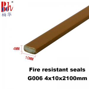 Quality CE Certificated Fire Resistant Seals PVC Shell Sodium Silicate Filling for sale