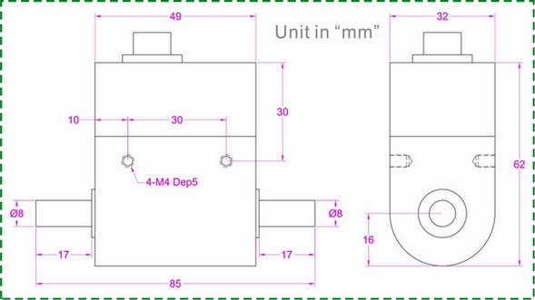 0.2NM Rotational torque measurement 0.5NM