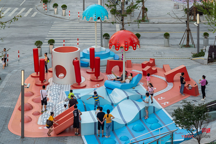 Customized Die Cutting Printing Children's Playground Equipment for Animal Theme Parks