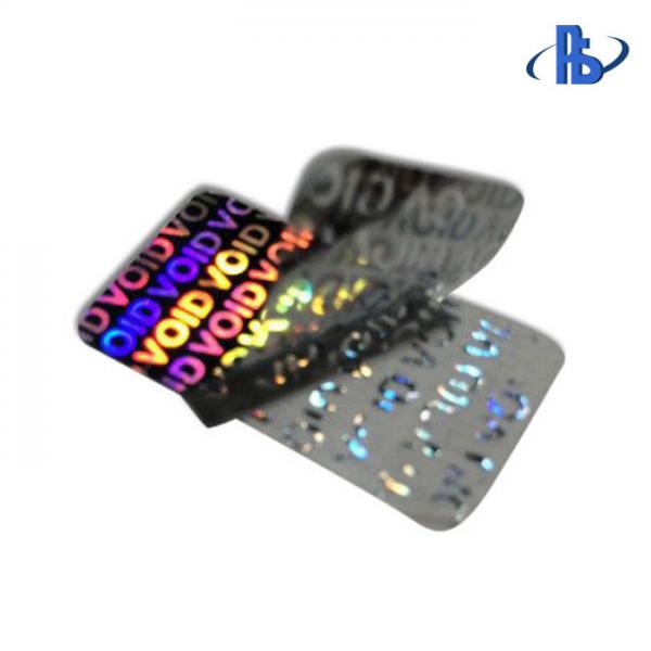 Buy 3D Holographic Security Labels , Color Changing VOID Hologram Sticker at wholesale prices