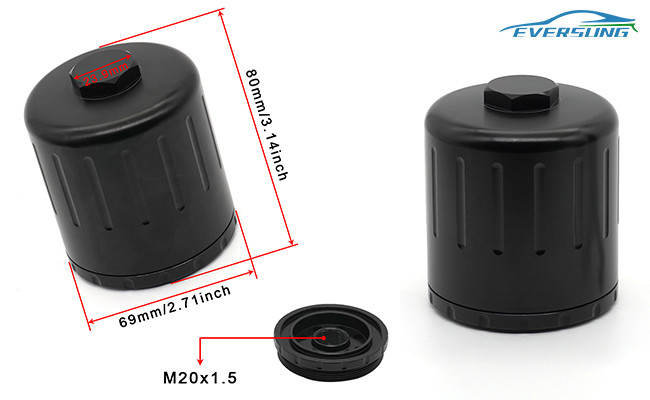 M20x1.5 Thread Magnet Shell 304 Stainless Steel Reusable Oil Filter For HONDA Acur