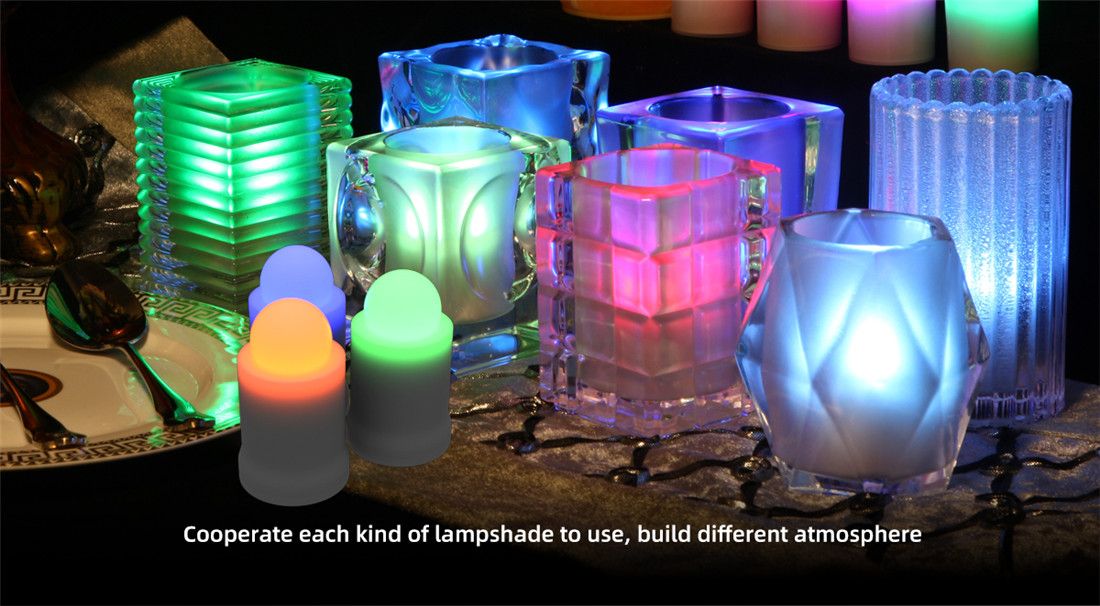 Wi-Fi Rechargeable Flameless Flickering LED Candle Light, Smart Battery Operated Waterproof Ambiance Lihgt