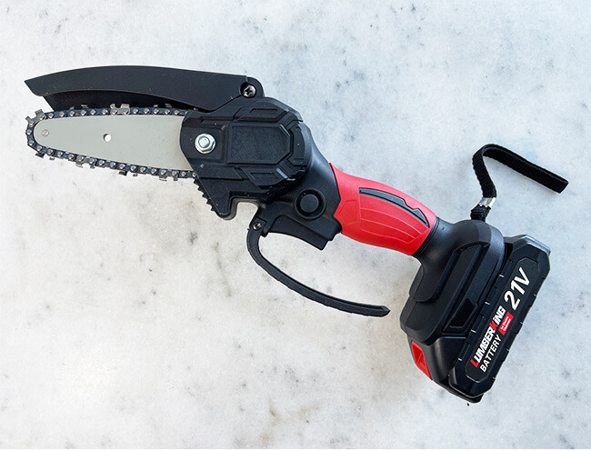 4 Inch Handheld Mini Chainsaw 350W Wood Cutting Lithium Chainsaw