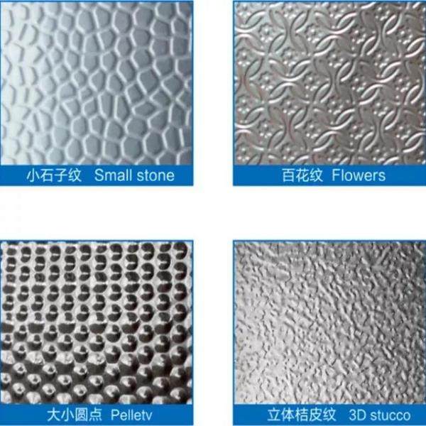 Aluminium Steel Sheet Cold Roll Forming Machine CE Sheet Metal Embossing Machine