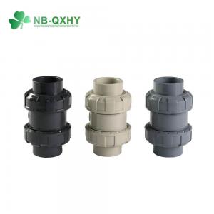 Quality Double True Union Check Valve 1/2 2 Inch DIN Standard for Cold Water in Pph Valve for sale