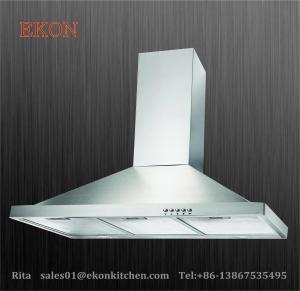 Quality 900mm Push Button with Led Lamp Light Kitchen Aire Range Hood for sale