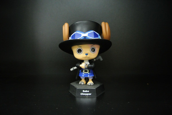 Customized One Piece Figure Collection For Promotion Black Color 8*5*3cm