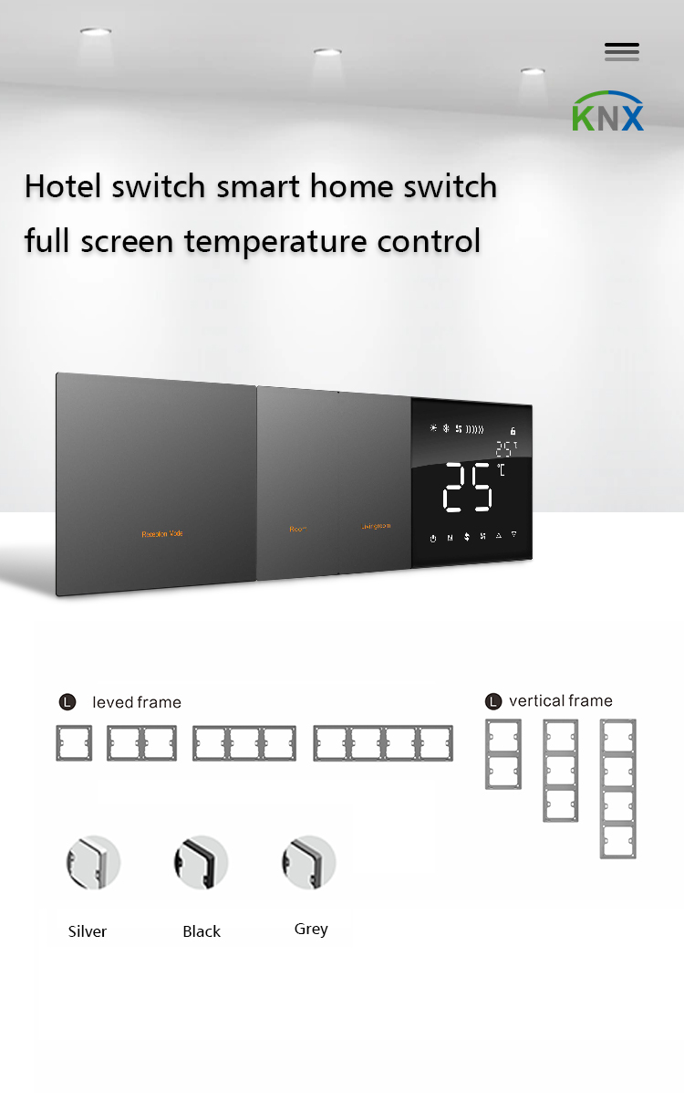 Laffey Touch Screen Thermostat 24V DC with led backgroud light