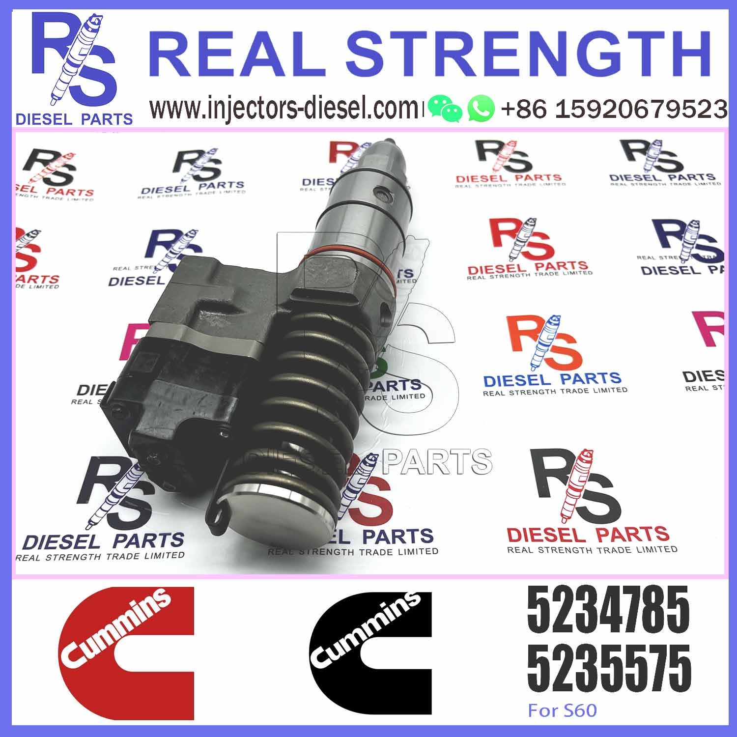 5234785 For Detroit Series 60 Diesel Fuel Injector F00E200211R F-00E-200-211 EX634785 5234785R PRO5234785R 05234785 RB52