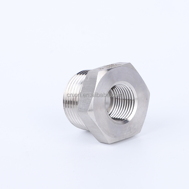 Casting NXF UNS SS44600/X10CRALSI25/H24JS/446/Z12CAS25/1.4762 Stainless Steel Hex Head Bushing 1/8-4 Inch Customizable Head Plug