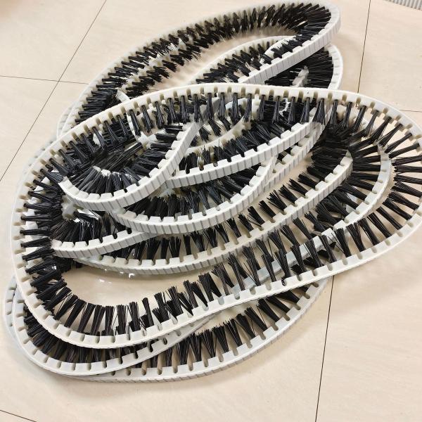 Toothed Convenyor Belt Brush for Machine Nylon Bristle Brushes Belt Cleaner for Conveyor