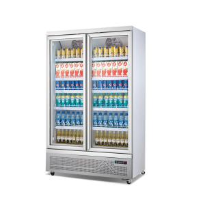 Quality Commercial Upright Display Beverage Cooler With Glass Door for sale