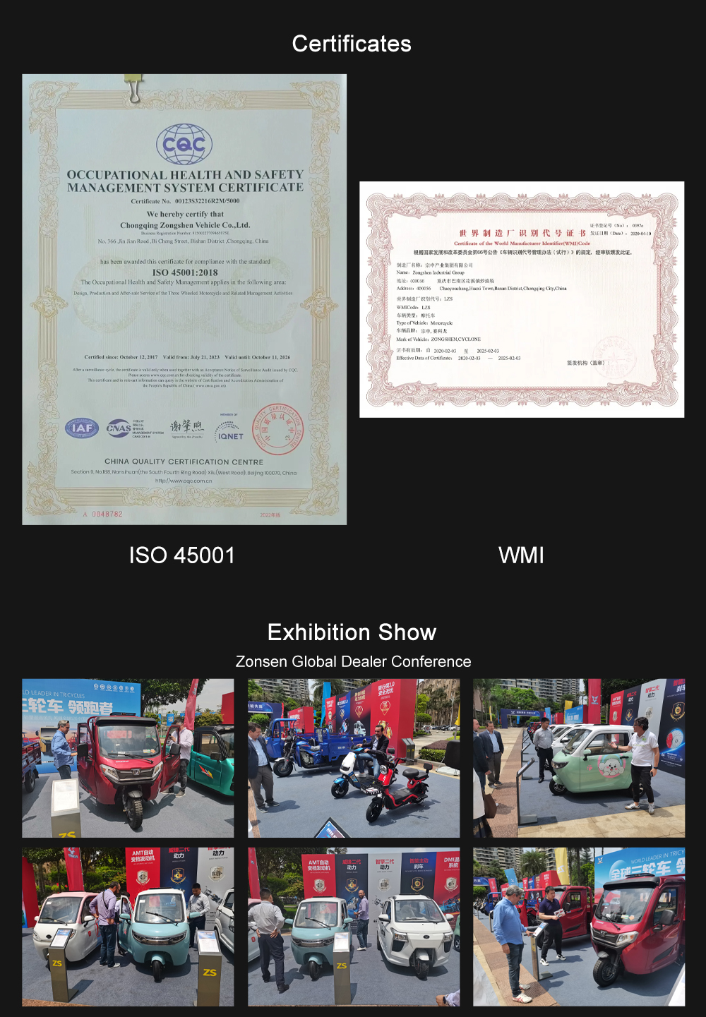 Petrol Engine Auto Powered Moped Cargo Tricycle for 1 Passenger Payload Capacity ≥400kg