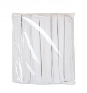 China White Full Paper Cover Disposable Bamboo Chopstick Square Round Twins on sale