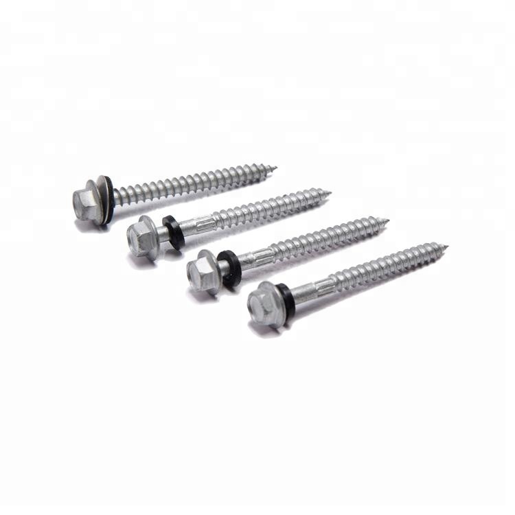 Tek Wood Hex Self Drilling Screw With epdm Washers Roofing Screw