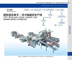 Quality Hydraulic single spindle veneer rotary lathe for sale