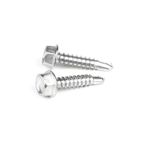 Stainless Steel 410 Self Drilling Screw Hex Washer Head for Metric Measurement System