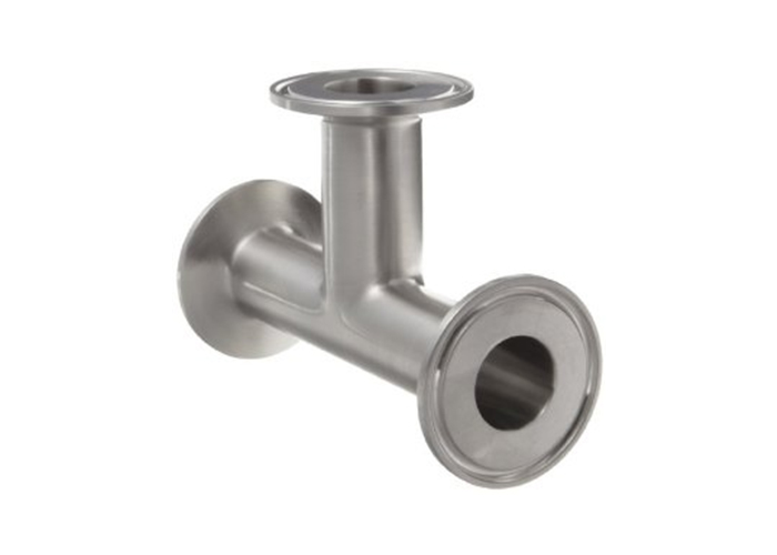 304 316 Stainless Steel Sanitary Pipe Fittings Tri Clamp Tee