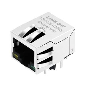 China LPJ0284GDNL Cross Single Port Rj45 Pcb Mount Connector ARJP11B-MASA-B-A-EMU2 on sale