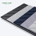 Fire-retardant 12mm Polyester Fiber Acoustic Panel Blue PET Board
