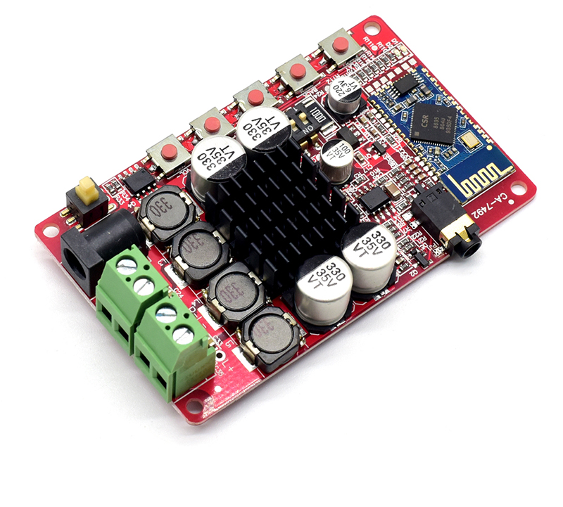 CA-7492 TDA7492P 5.0 BT 50W*2 Linear Home Amplifier Board Wireless Digital Audio Receiver Module for DIY Electronics
