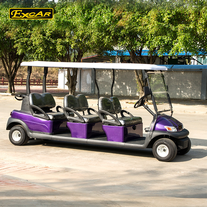 Excar 6 Seats Sightseeing Bus Hunting Club Golf Cart Electric Golf Buggy