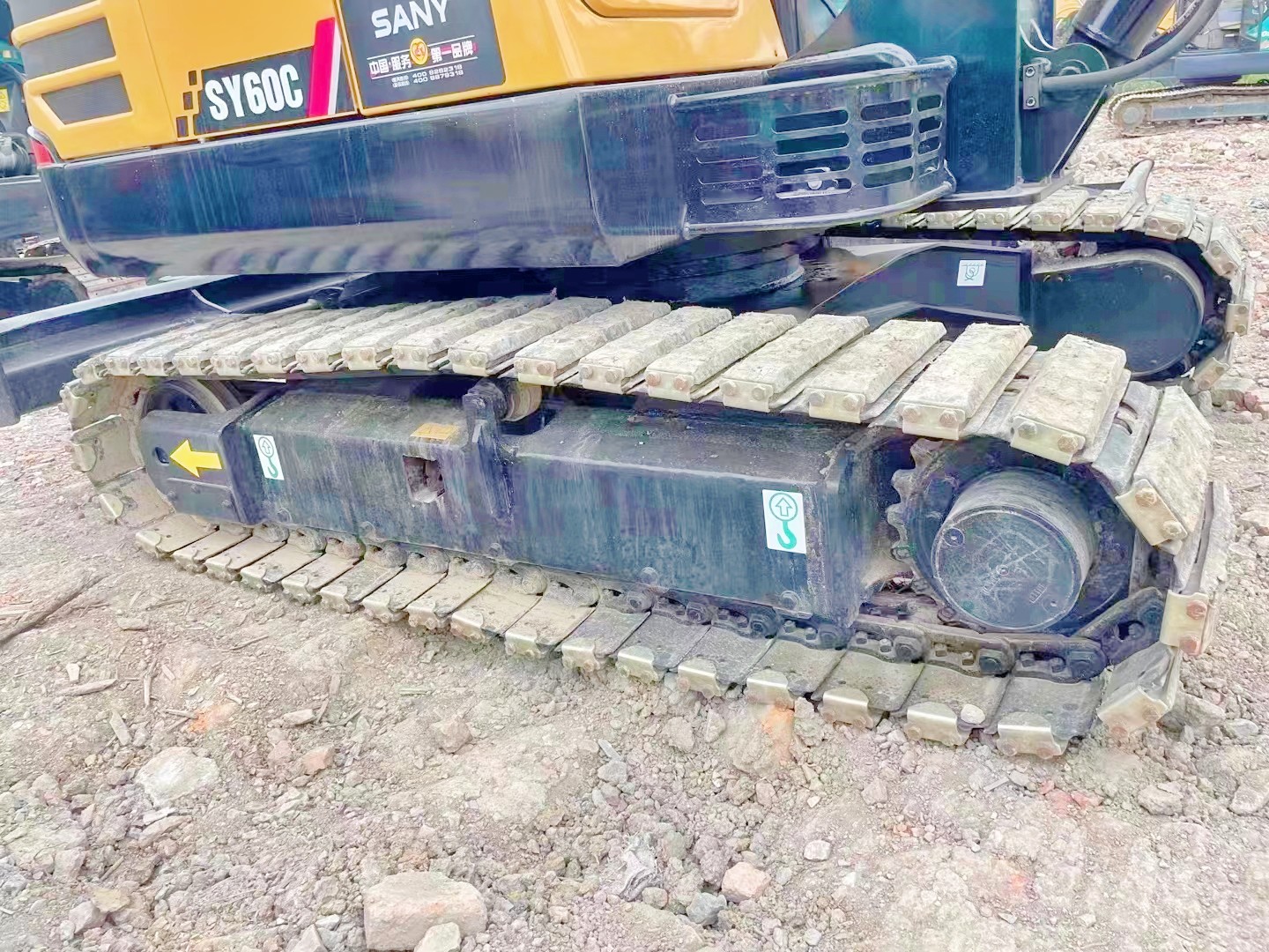 90% SANY 60C Used Excavator / Second-Hand Digger 6 Ton with Original Hydraulic Valve