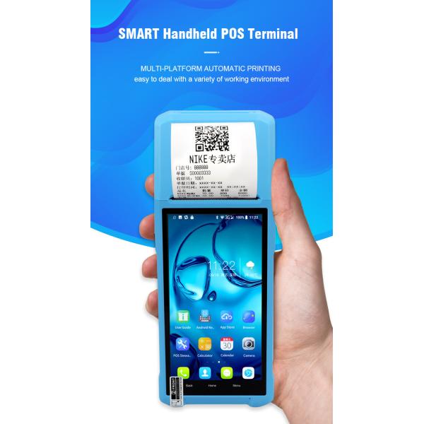 Mini Handheld Smart All In One POS Terminal Machine Receipt Printer 2GB+16GB