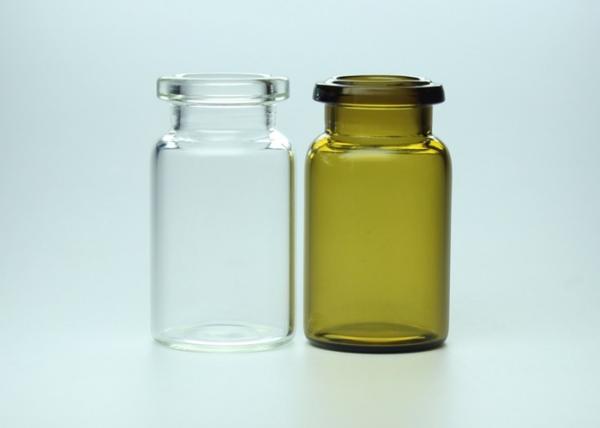 Buy 6ml Clear Or Amber Pharmaceutical Borosilicate Glass Tube Vials at wholesale prices