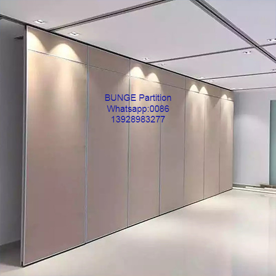 Banquet Hall Acoustic Operable Movable Partition Walls Malaysia Melamine Finish