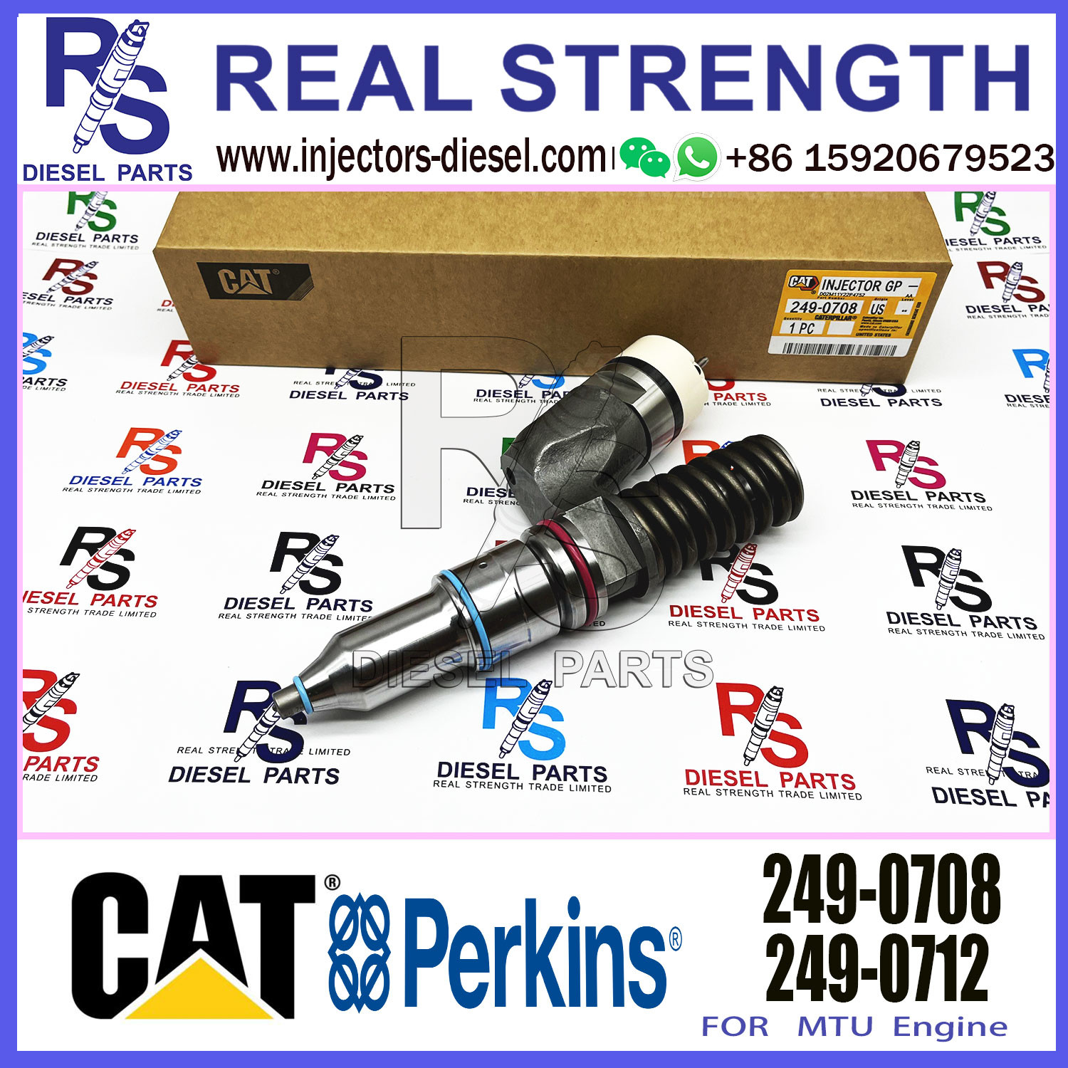 CAT Fuel Injectors 249-0712 10R-3147 249-0707 249-0708 For Caterpillar C13 Engine