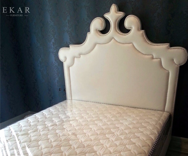 Wooden Bed Models Blue Upholstered Headboard Royal King Size Bed
