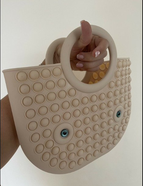 EN71 Eco Friendly Silicone Pop It Fidget Handbag