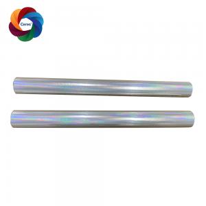 Quality Hologram Rainbow Transfer Printing Film 21mic 64cm Width Hot Stamping Foil for sale