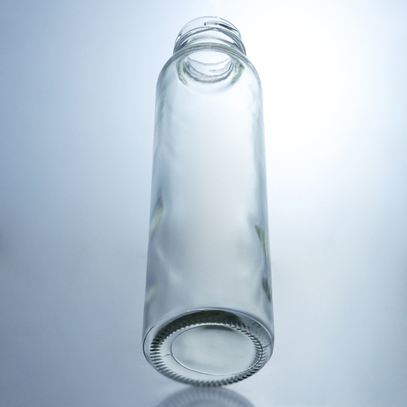 250ml 320ml 500ml 750ml 1L Clear Milk Juice Water Glass Bottle with Custom Logo Screw Cap