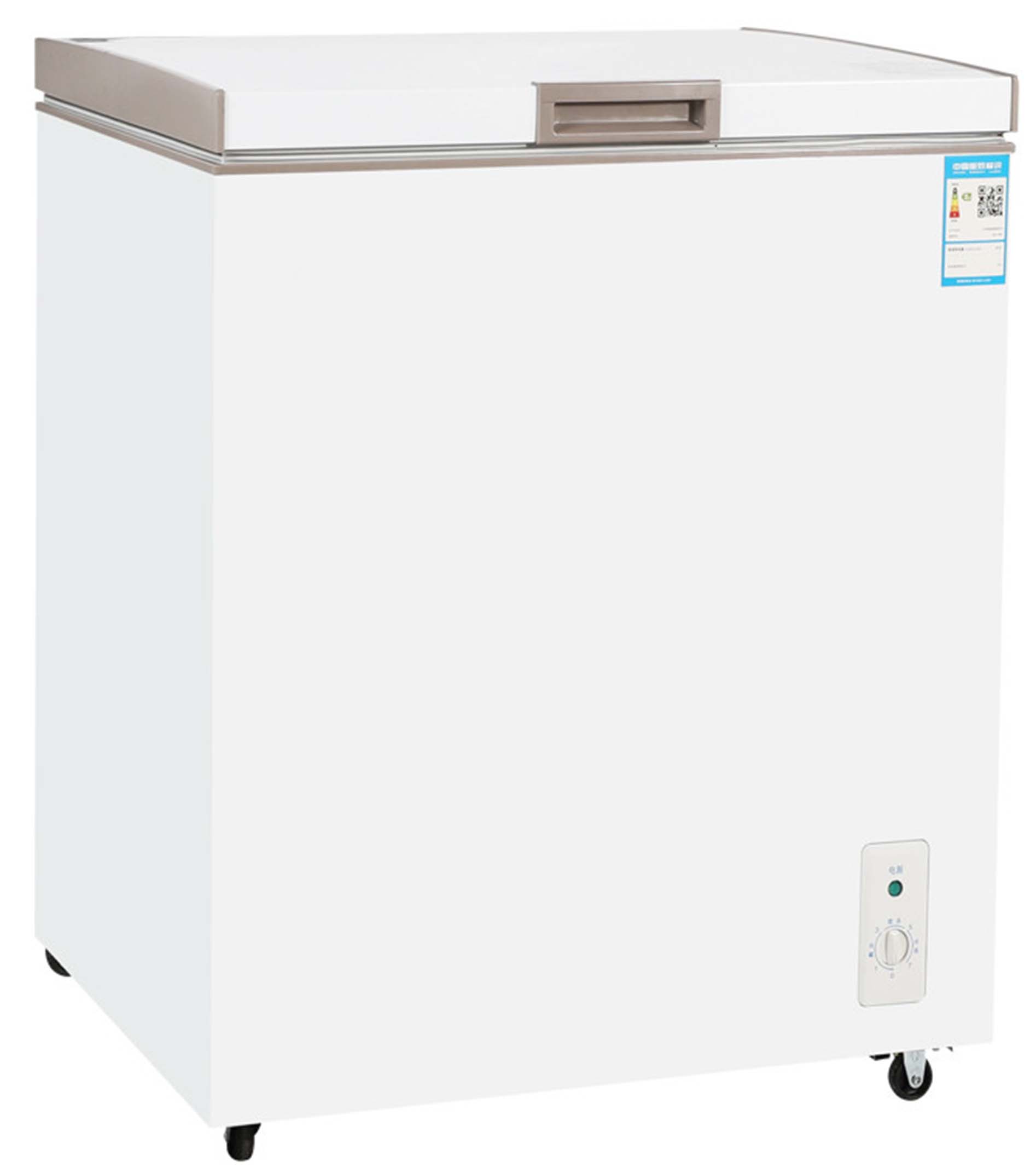 One Single Solid Door Commercial Household Chest Freezer