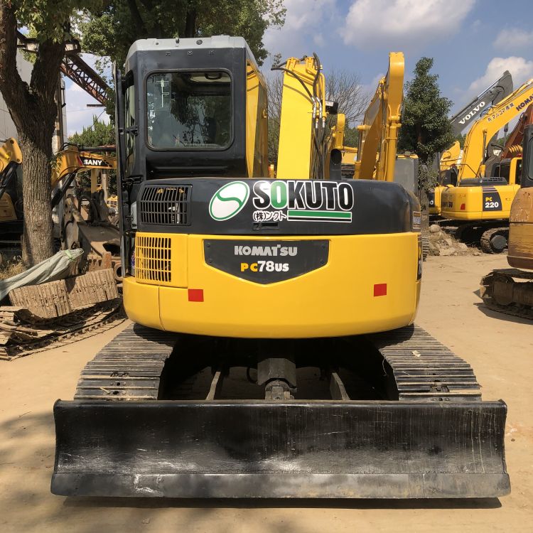 Experience Japan's Top-Notch with the Komatsu PC 78 Mini Excavator 1510 Working Hours
