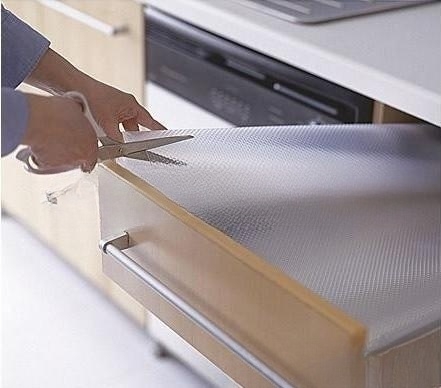 Waterproof Folding Table Mat for Kitchen Cabinet Drawer Household Non-slip Plastic Pad