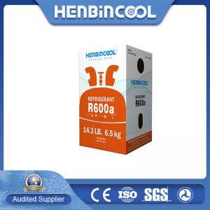 China 99.6% Pure Refrigerator Refrigerant R600A Isobutane 14.3lb 6.5kg on sale