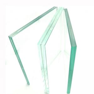 Quality 4mm Safety Clear Flat Toughened Tempered Glass Laminated For Windows for sale