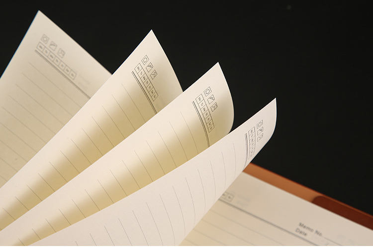 Customized A5 Business Notebook with Portable Loose-leaf Design and Leather Cover